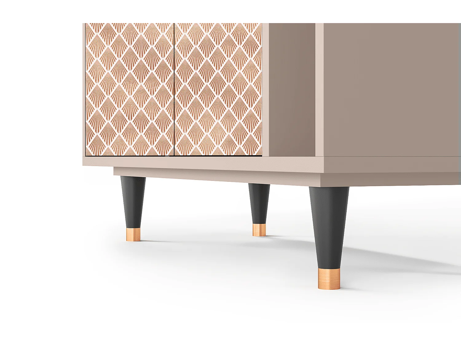 Kredens - 96х110х41 cm - BS6 - Pastel Sunrise, Latte