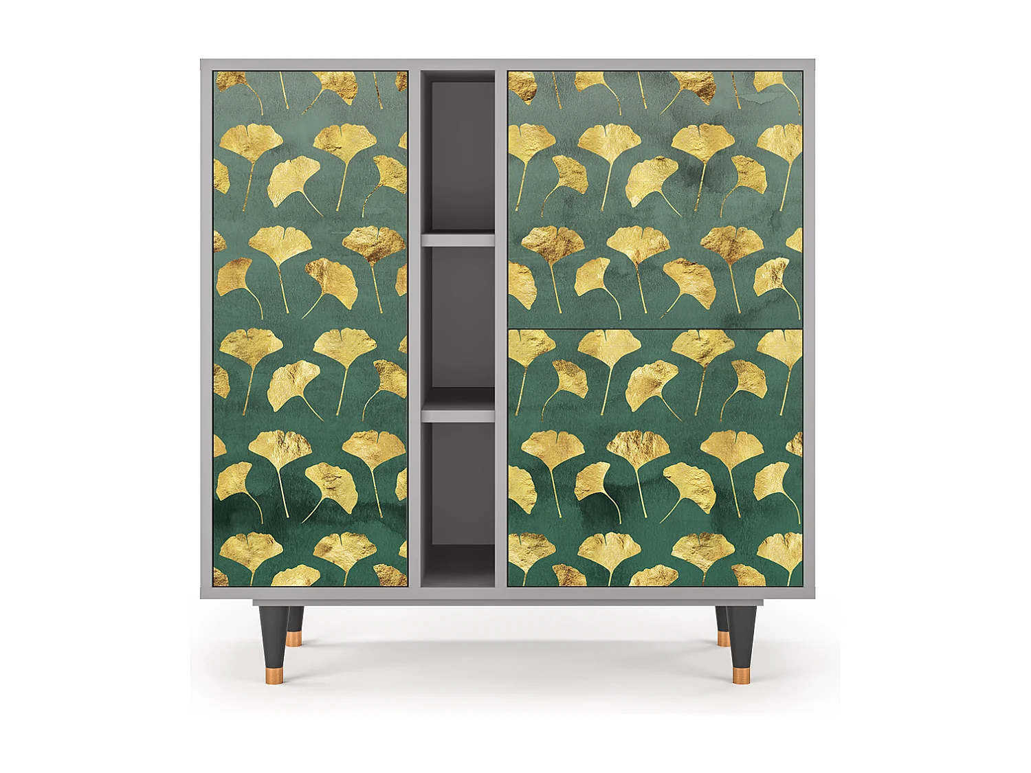 Buffet - 94х96х41 cm - BS5 - Gingko leaves, Gris
