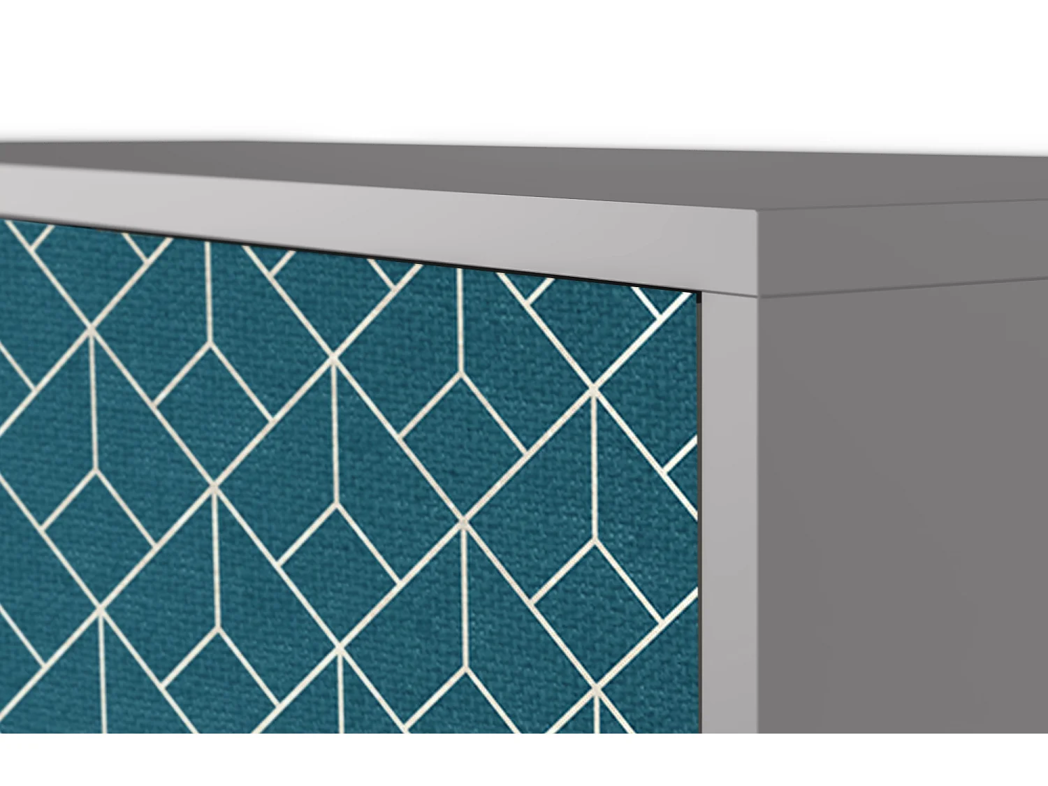 Sideboard - 115х84х41 cm - S3 - Turquoise Geometry, Grau