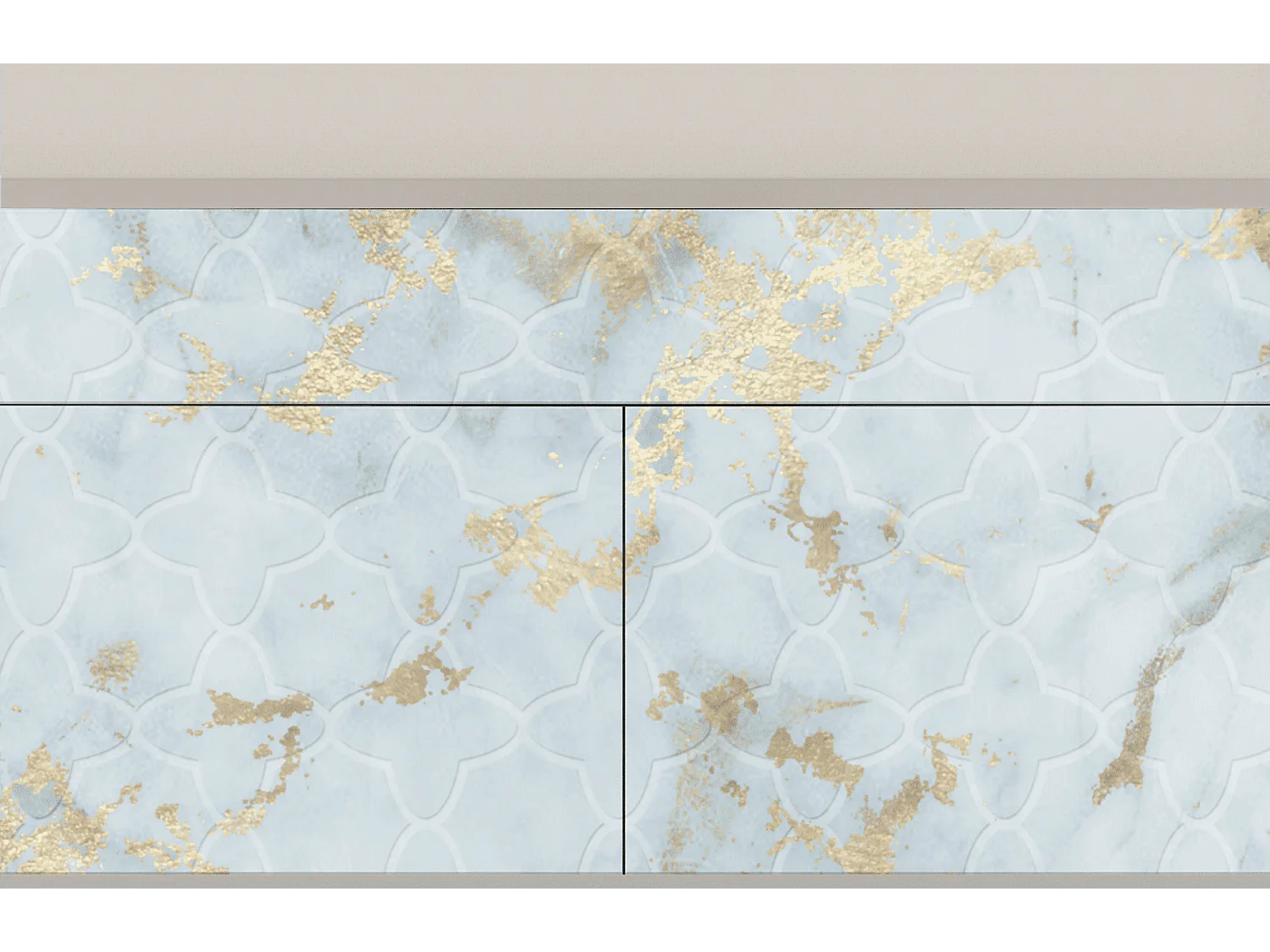 Kredens - 115x85x48 cm - BS4 - Golden Waves, Piaskowy