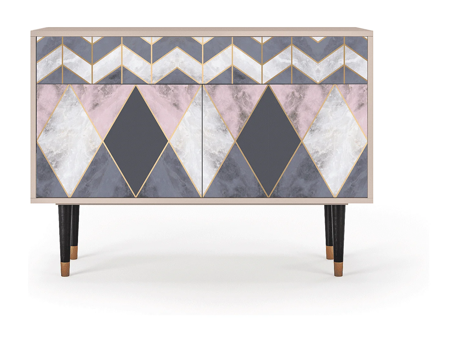 Kredens - 115x85x48 cm - BS4 - Ideal Harmony, Latte