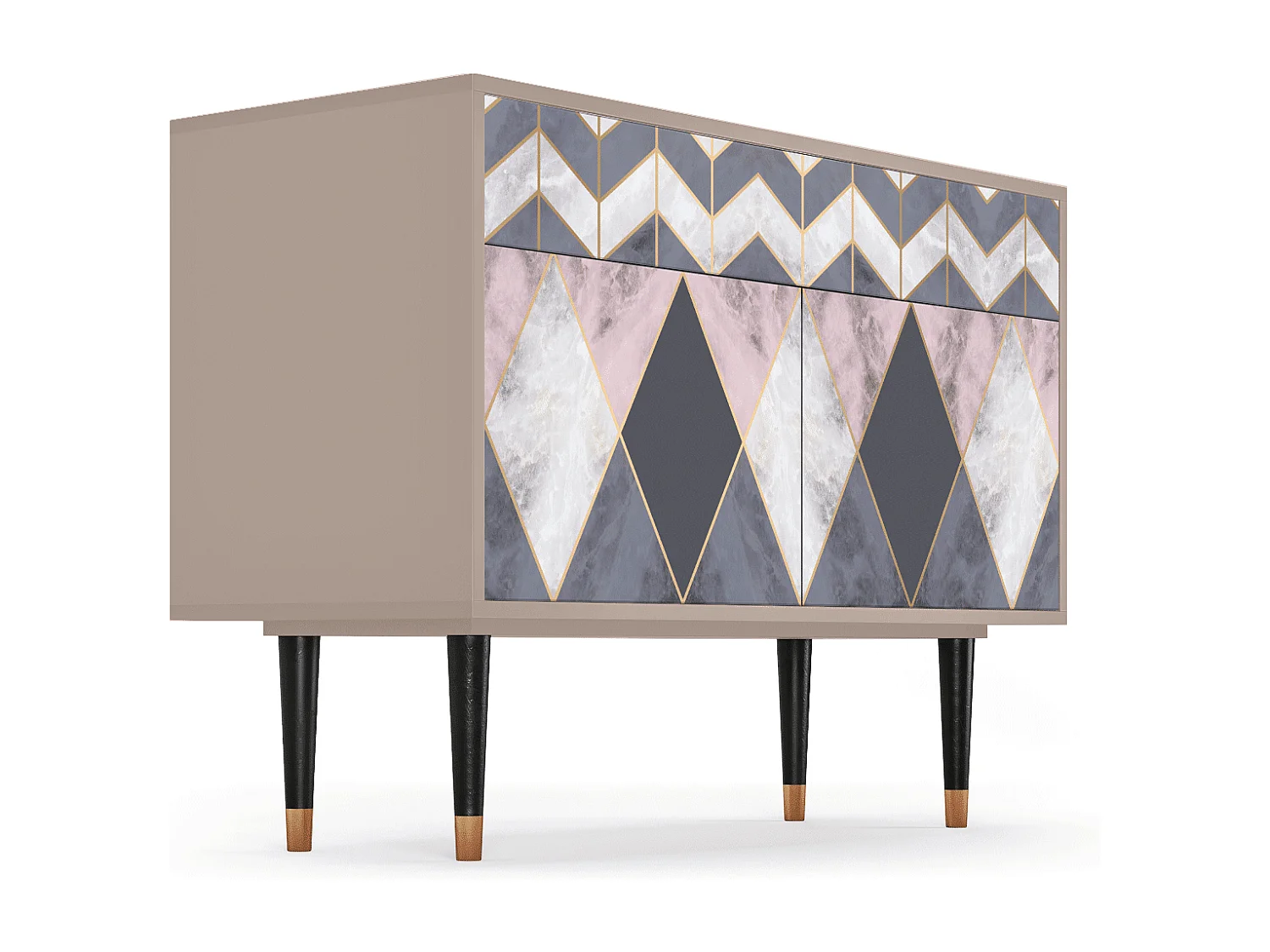 Kredens - 115x85x48 cm - BS4 - Ideal Harmony, Latte