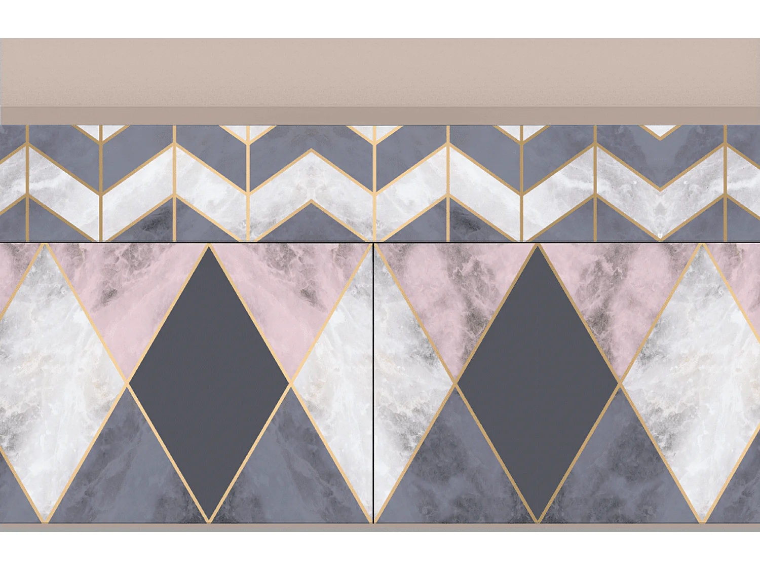 Kredens - 115x85x48 cm - BS4 - Ideal Harmony, Latte