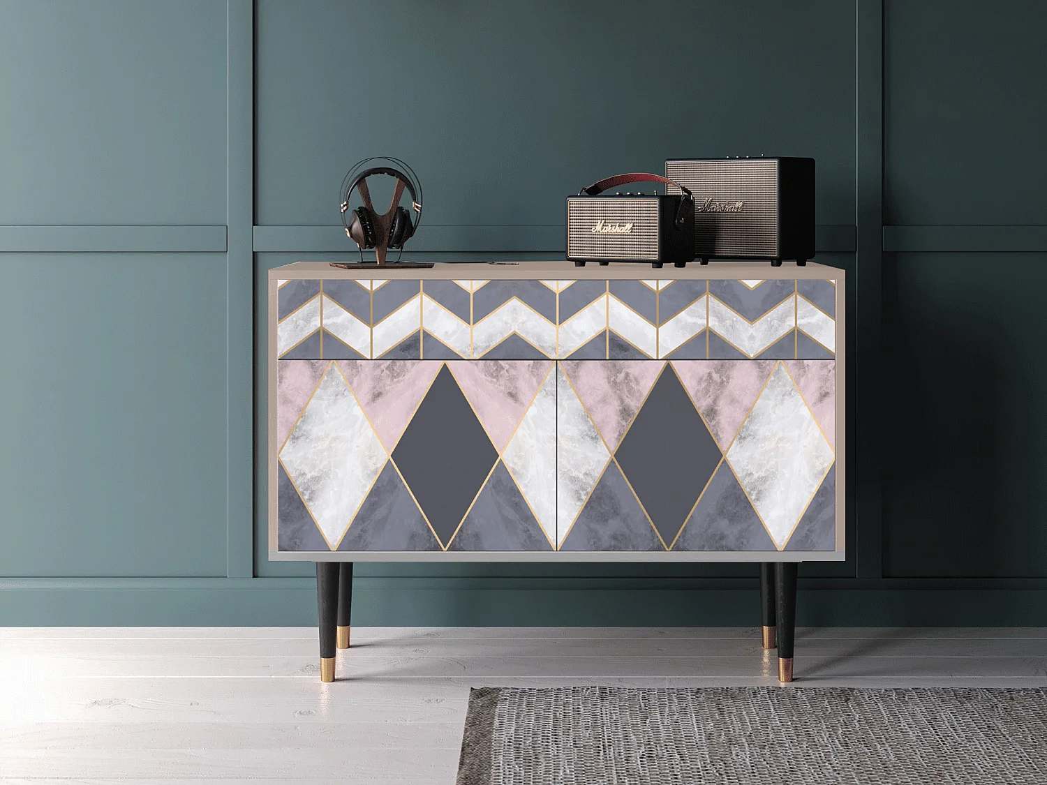 Buffet - 115x85x48 cm - BS4 - Ideal Harmony, Latte