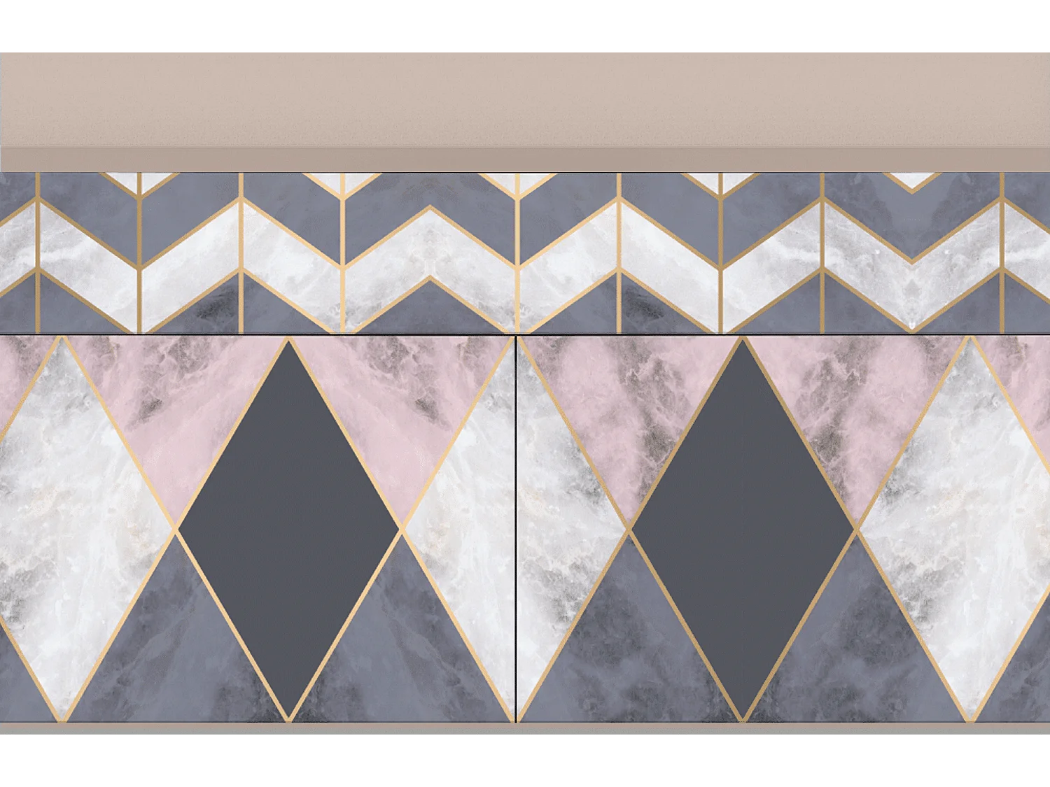 Credenza - 115x85x48 cm - BS4 - Ideal Harmony, Latte