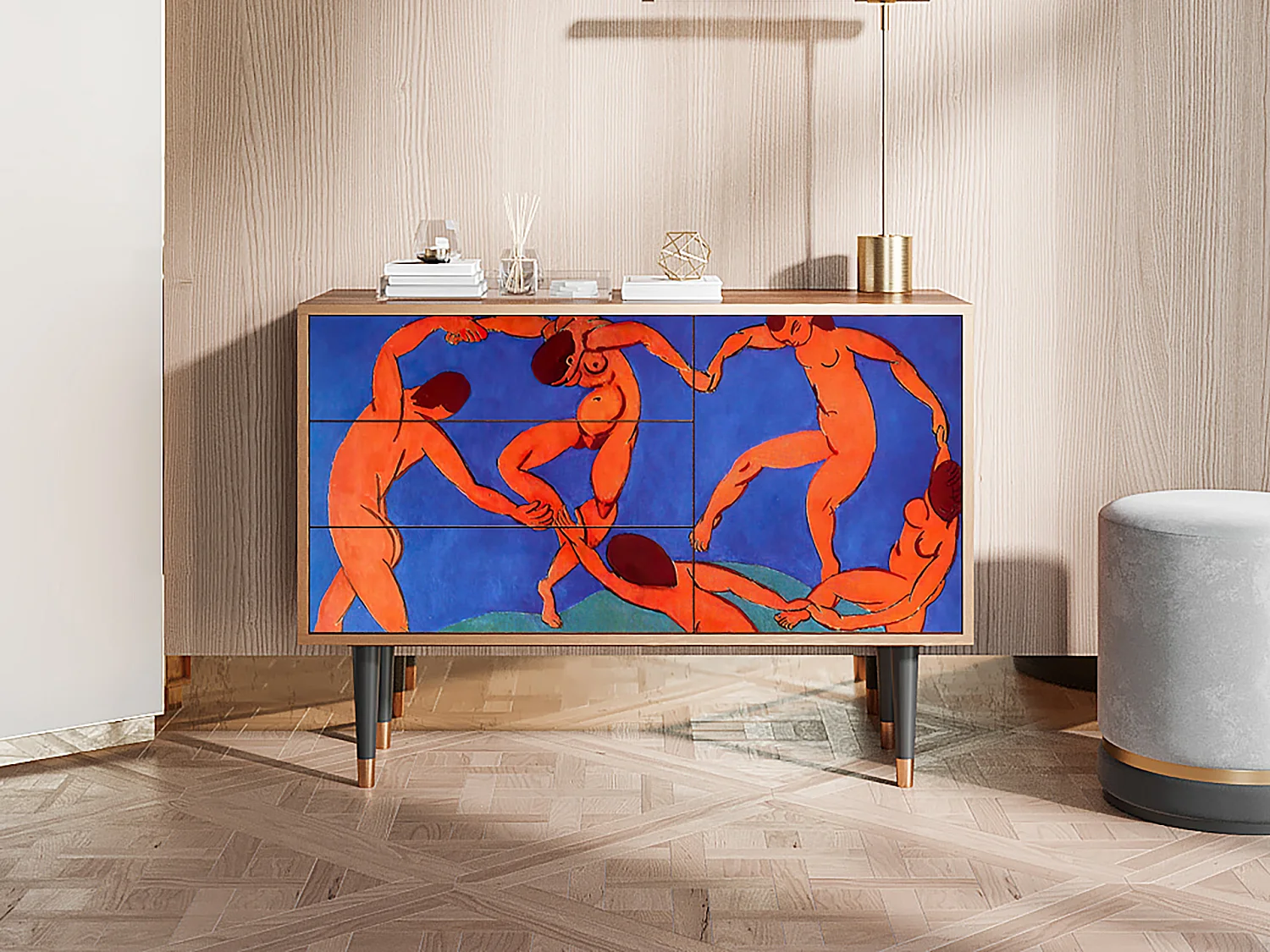 Buffet - 115х84х41 cm - S3 - The Dance by Matisse , Noyer