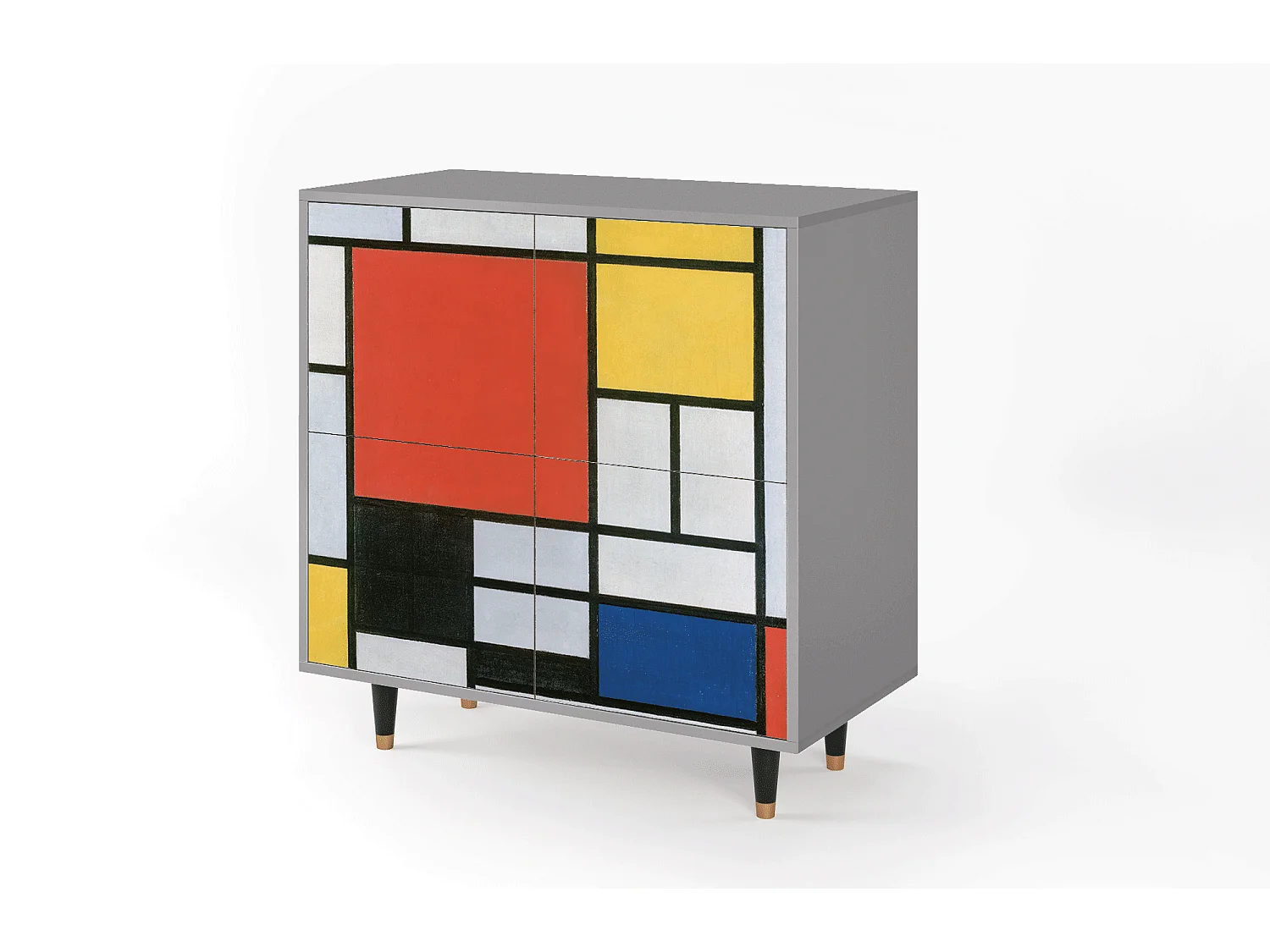 Aparador - 94x96x48 cm - BS3 - Composition, Cinza