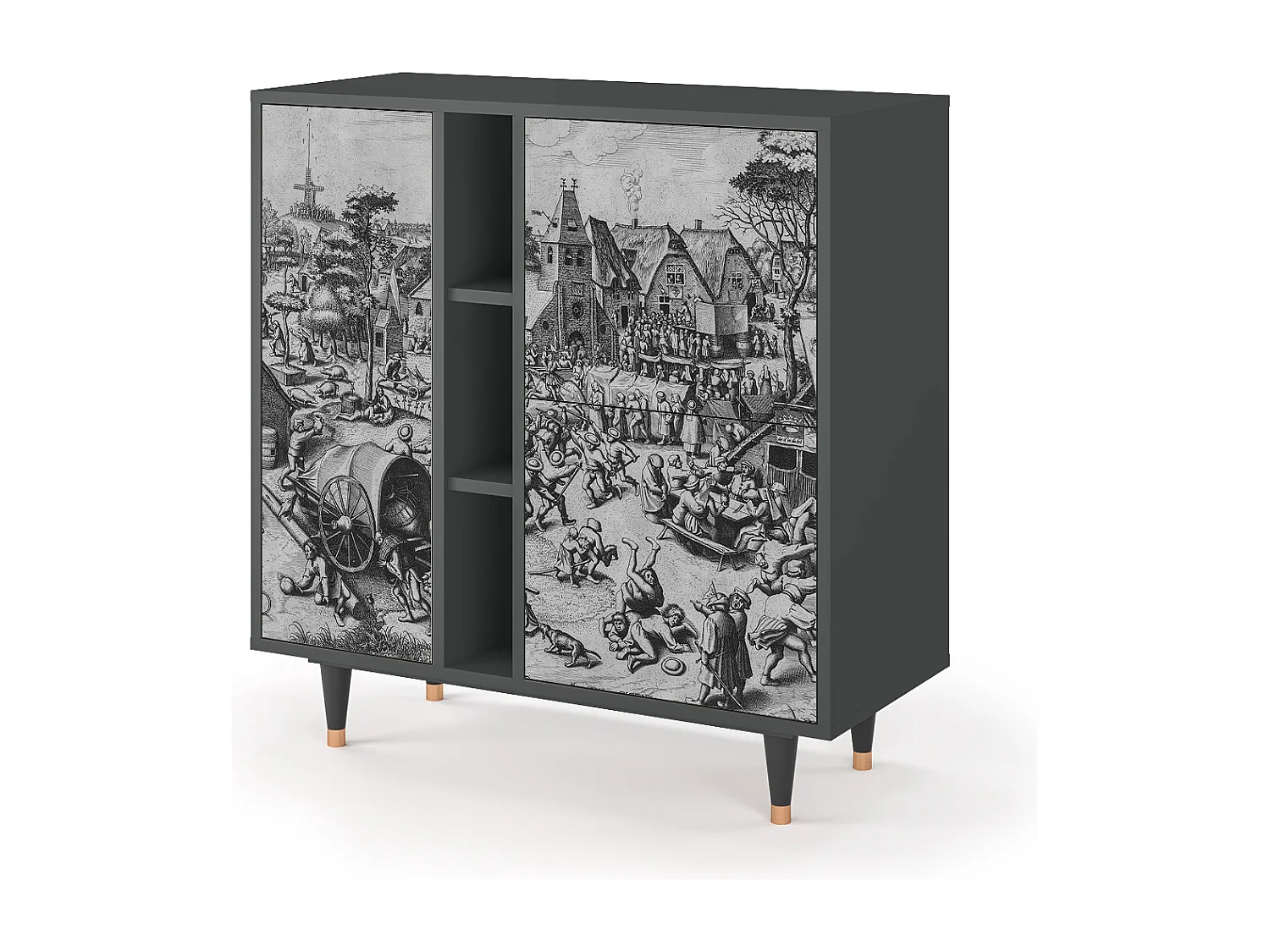 Buffet - 94х96х41 cm - BS5 - The Festival of Saint, Anthracite
