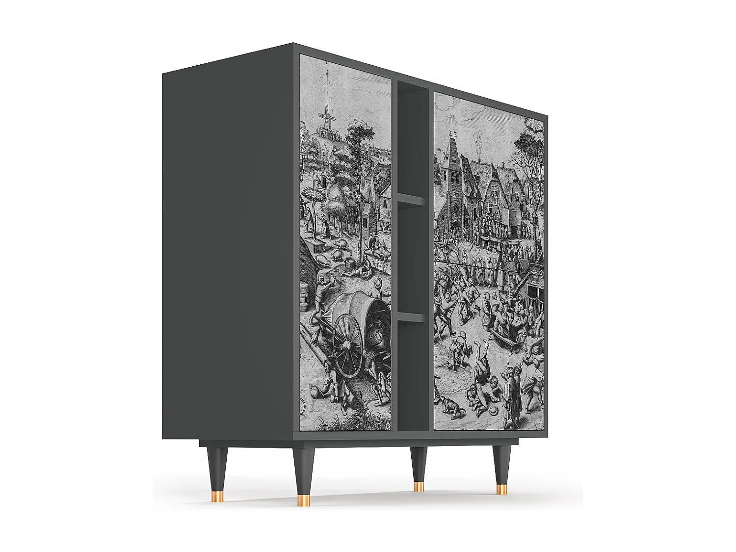 Buffet - 94х96х41 cm - BS5 - The Festival of Saint, Anthracite