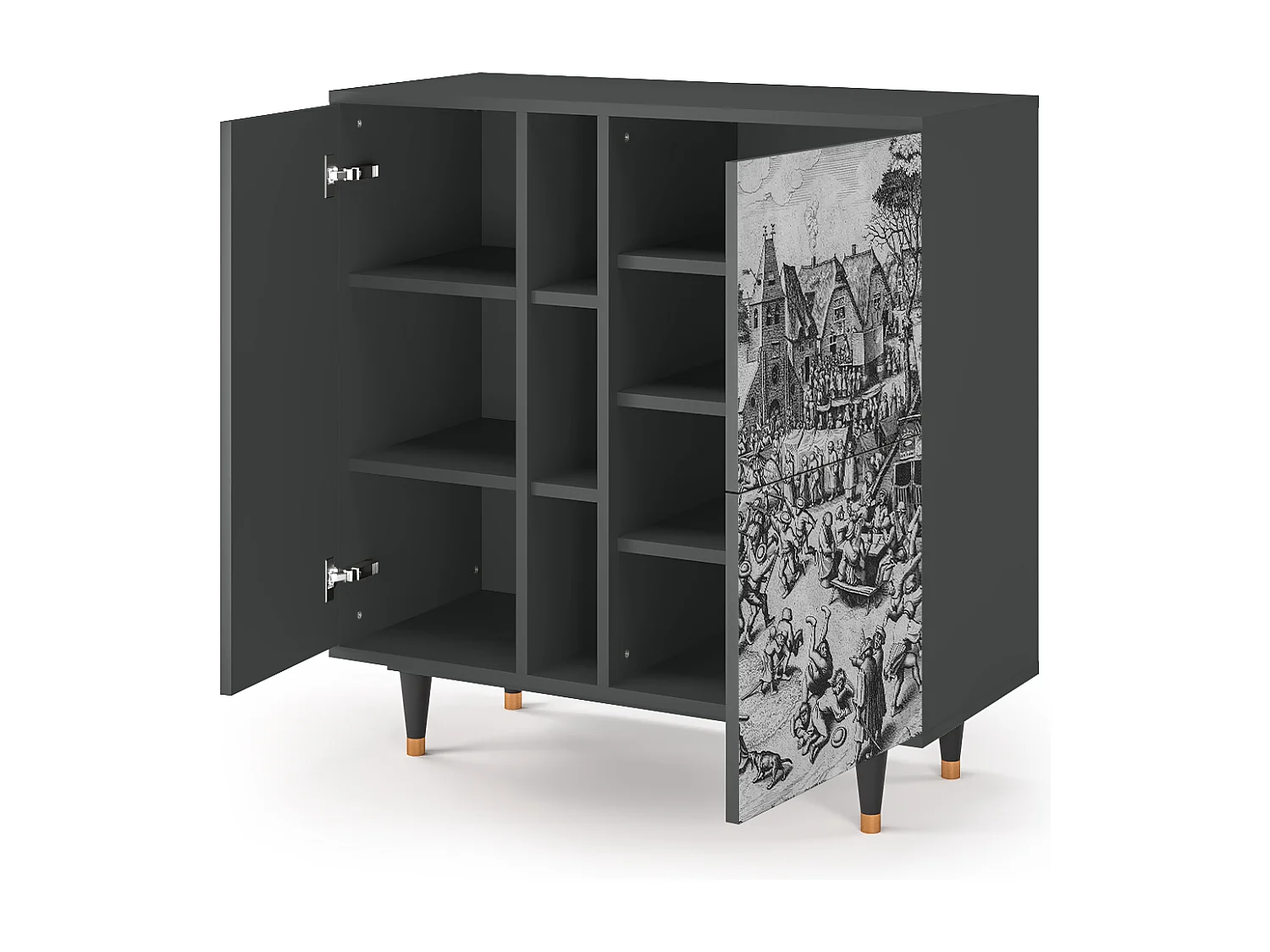 Buffet - 94х96х41 cm - BS5 - The Festival of Saint, Anthracite