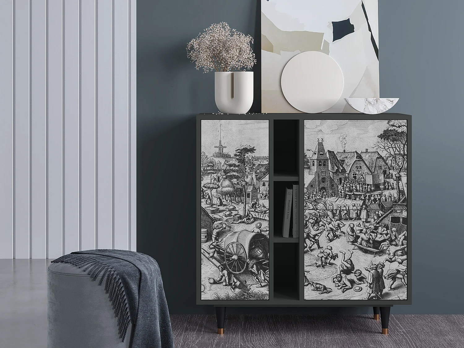 Credenza - 94х96х41 cm - BS5 - The Festival of Saint, Antracite