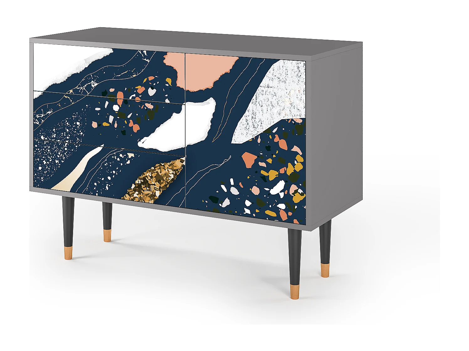Sideboard - 115х84х41 cm - S3 - Nude Iceberg, Grau