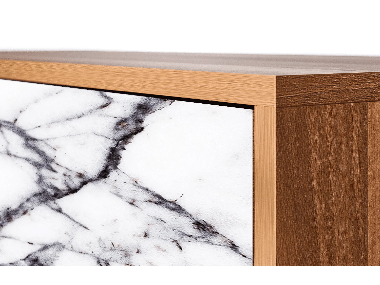 Buffet - 115х84х41 cm - S3 - Raven Marble, Noyer