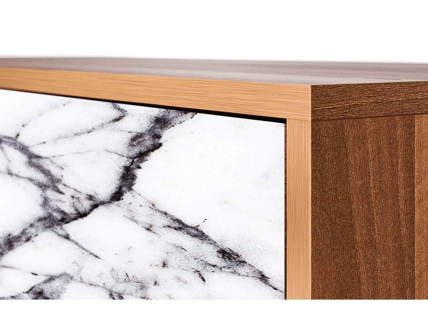 Buffet - 115х84х41 cm - S3 - Raven Marble, Noyer