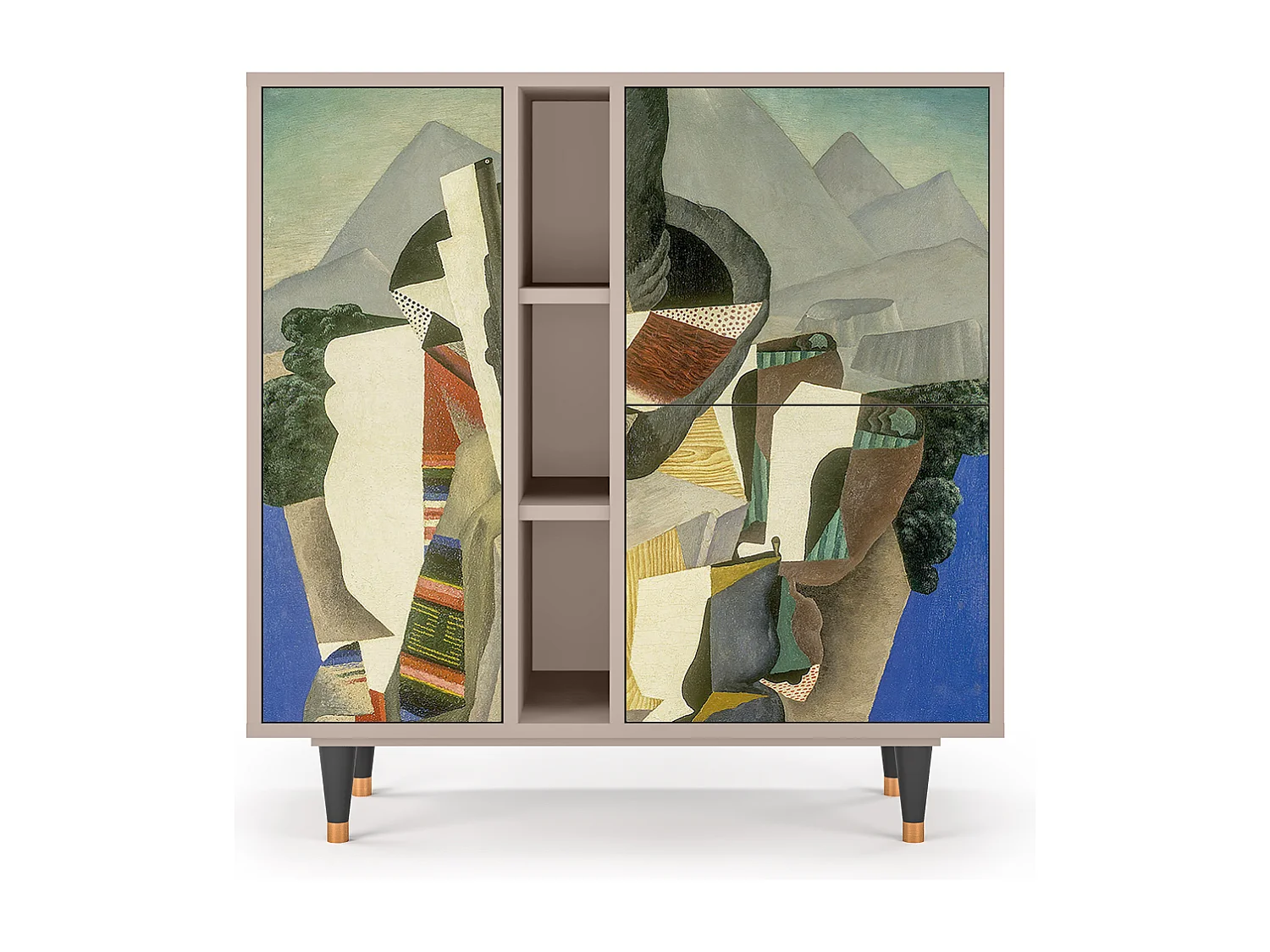 Buffet - 94х96х41 cm - BS5 - The Cubist Paintings , Latte