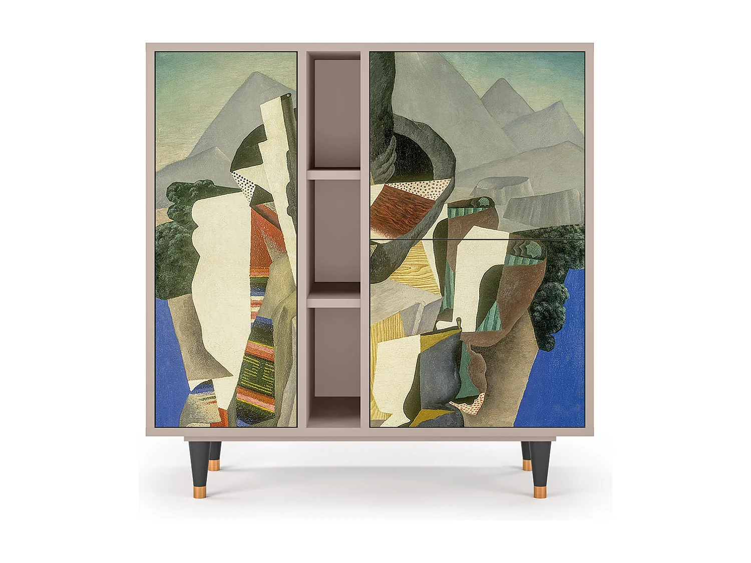 Buffet - 94х96х41 cm - BS5 - The Cubist Paintings , Latte