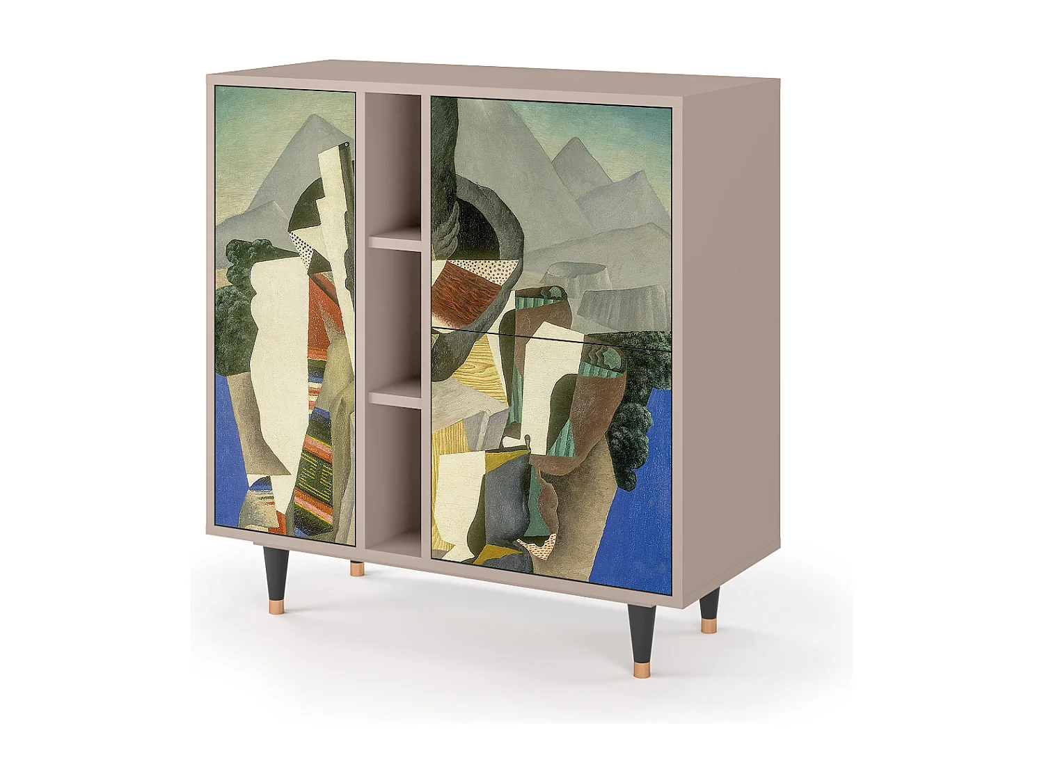 Buffet - 94х96х41 cm - BS5 - The Cubist Paintings , Latte