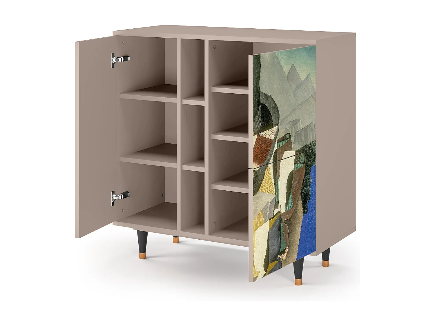 Buffet - 94х96х41 cm - BS5 - The Cubist Paintings , Latte