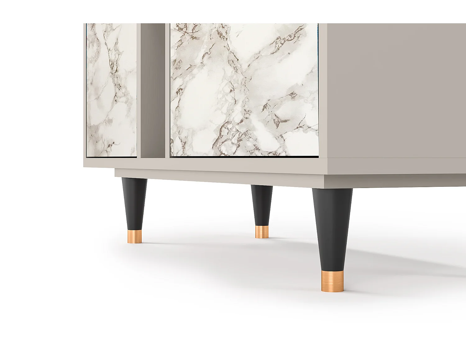 Dressoir - 94х96х41 cm - BS5 - Milk Marble, Zand