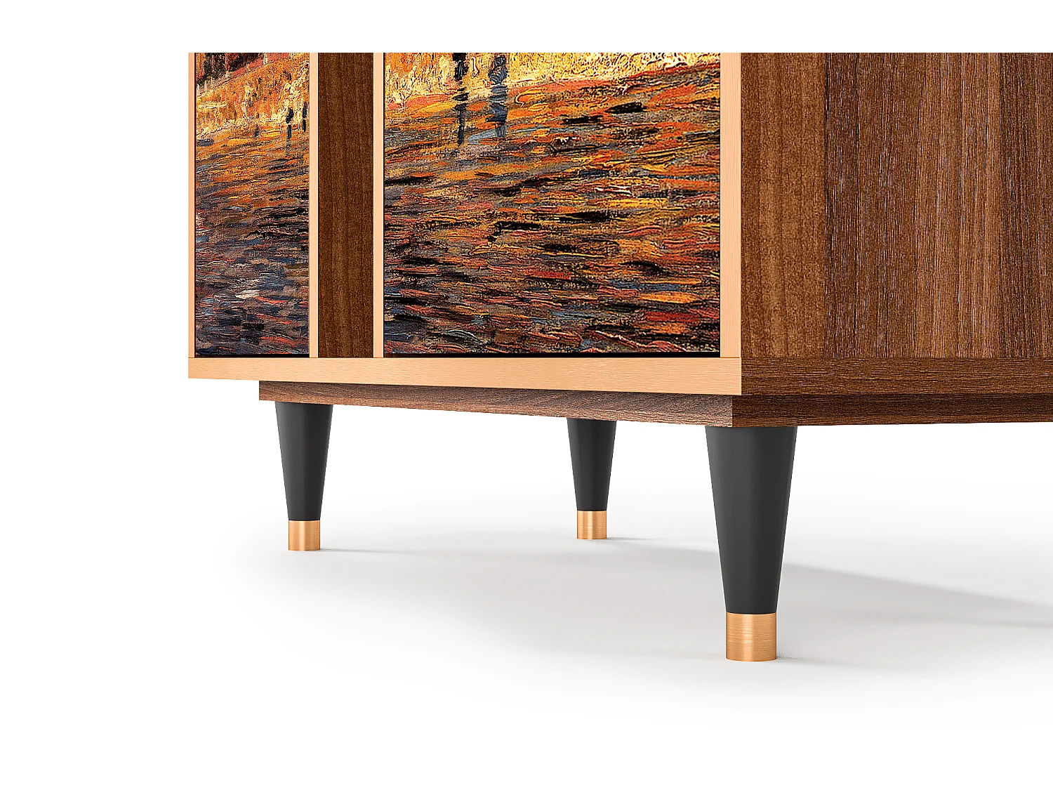 Kredens - 94х96х41 cm - BS5 - The Banks, Orzech