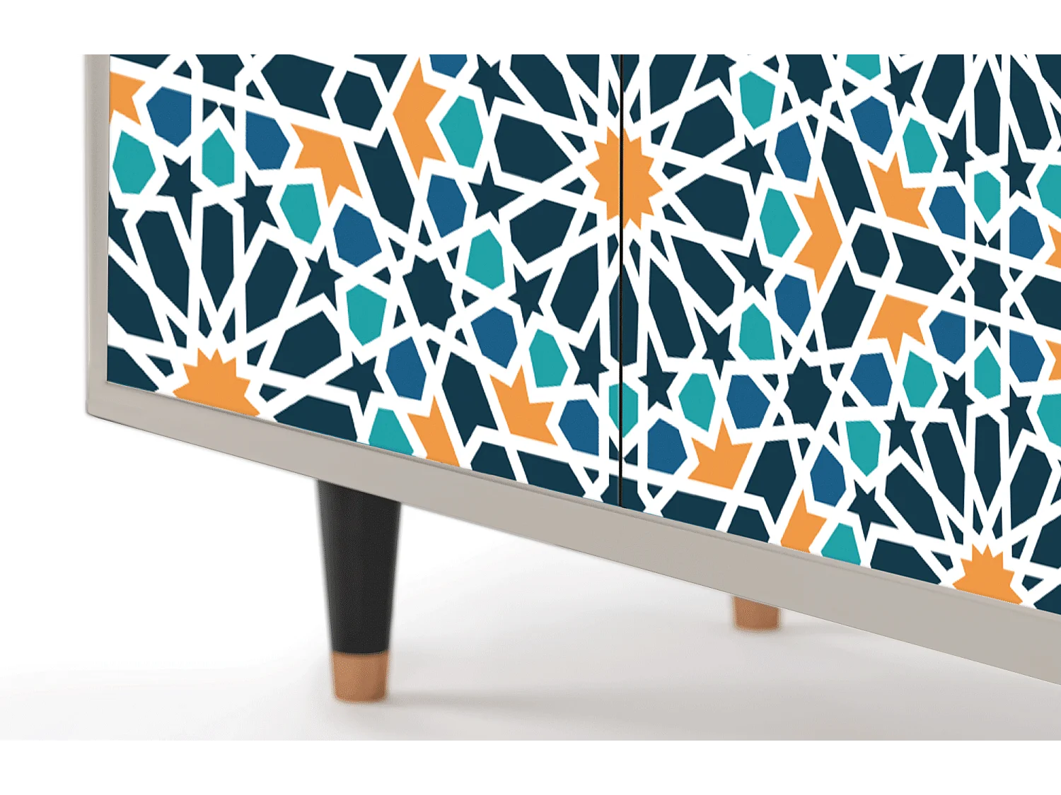 Kredens - 94x96x48 cm - BS3 - Kaleidoscope, Piaskowy