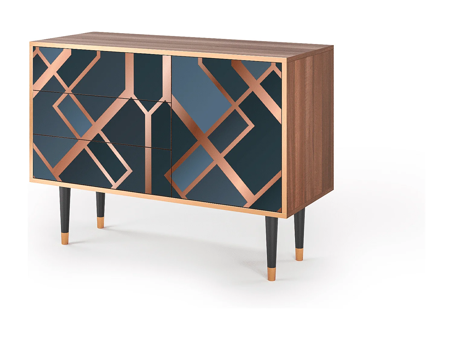 Credenza - 115х84х41 cm - S3 - Ashy 1920', Noce