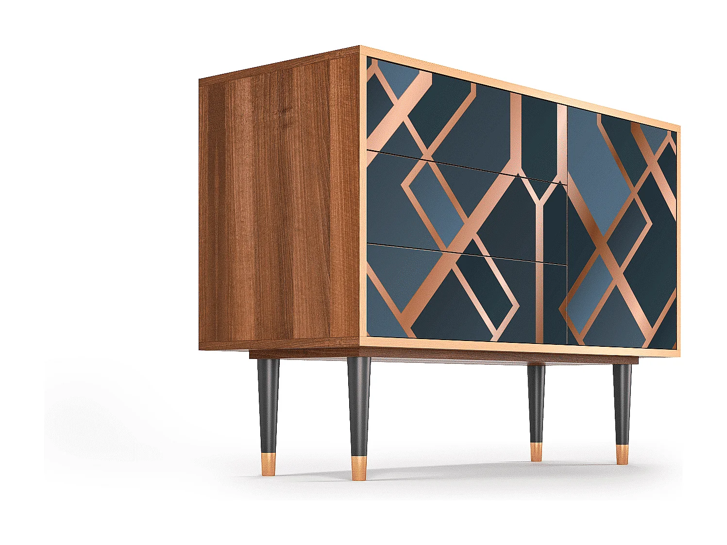 Credenza - 115х84х41 cm - S3 - Ashy 1920', Noce