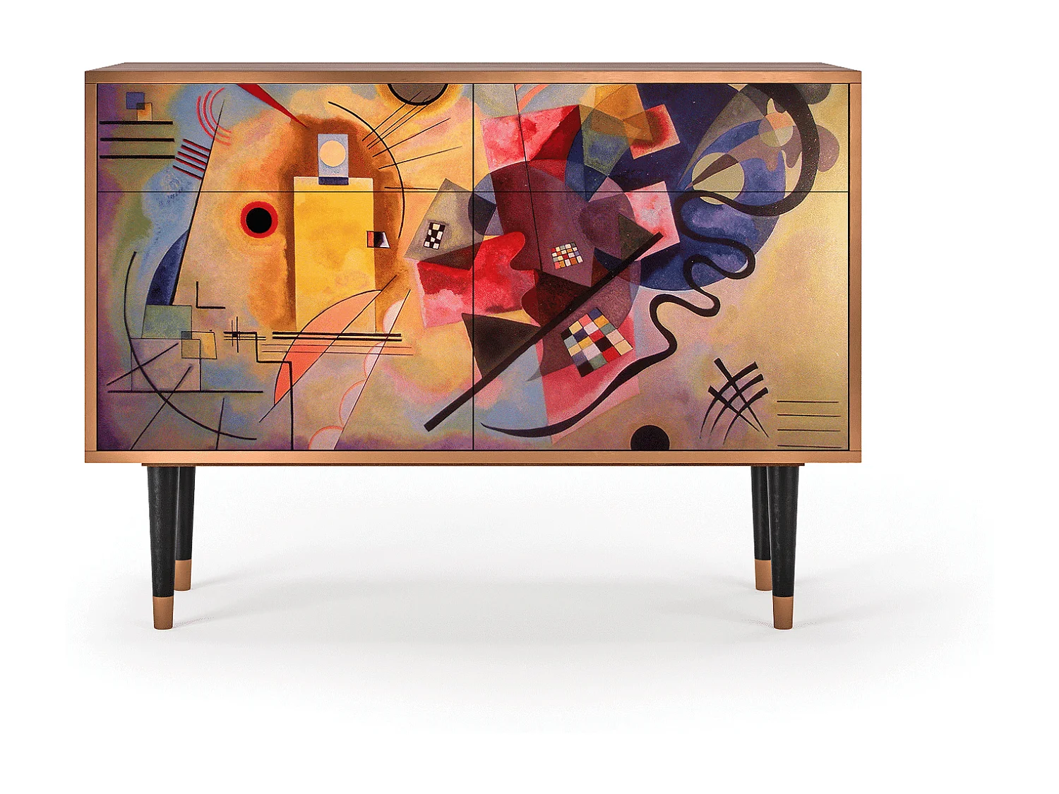 Kredens - 115x85x48 cm - BS4 - Modern Art, Orzech