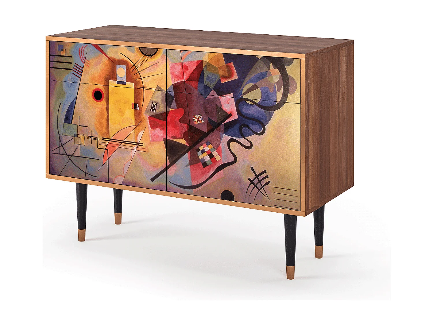 Kredens - 115x85x48 cm - BS4 - Modern Art, Orzech