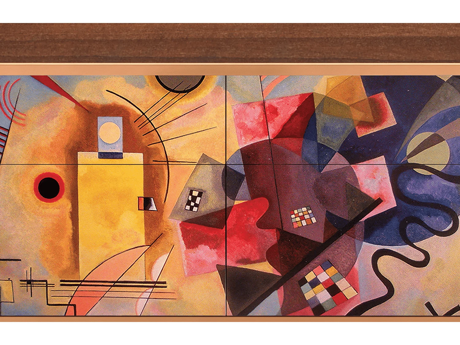 Kredens - 115x85x48 cm - BS4 - Modern Art, Orzech