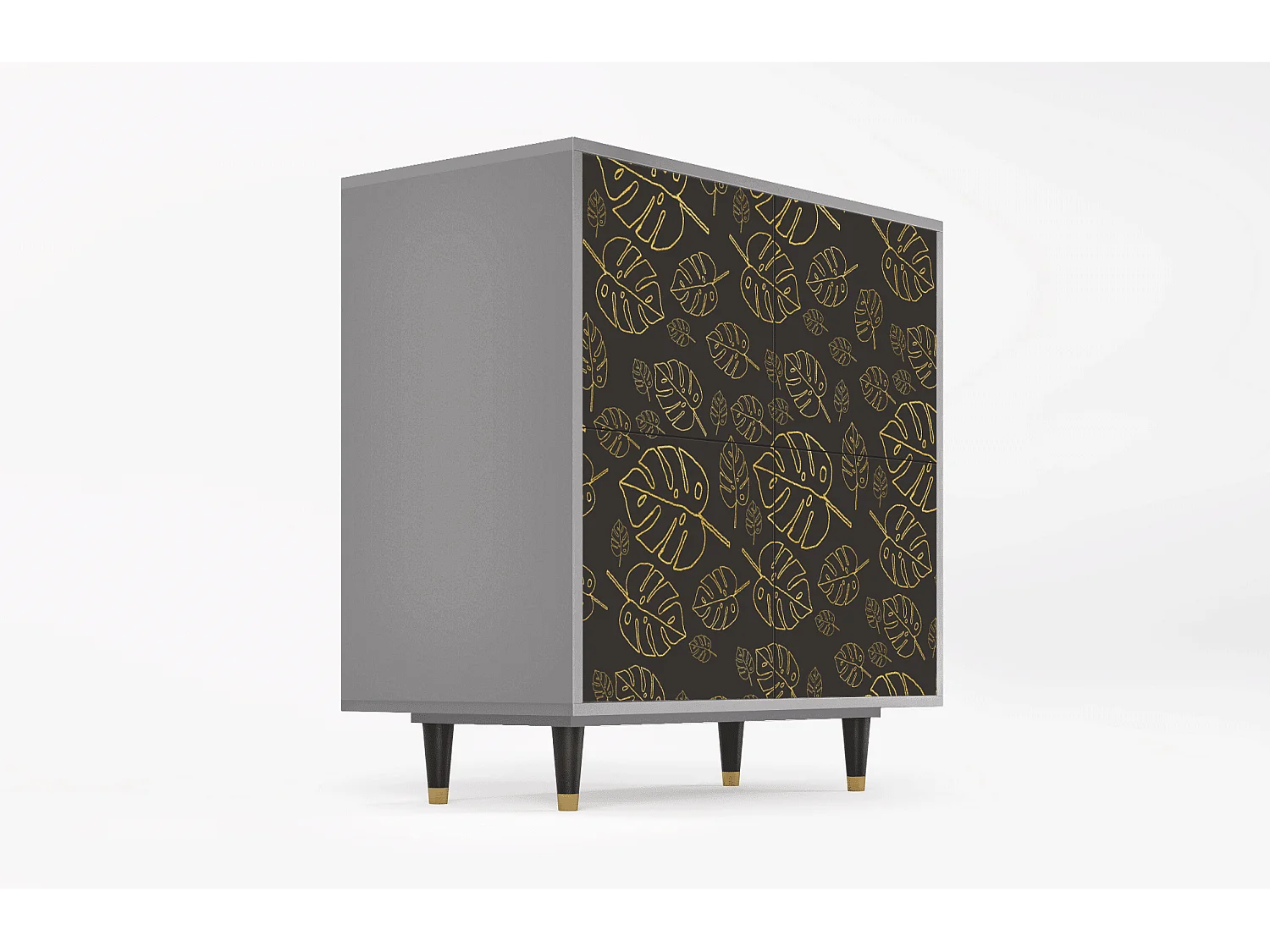 Credenza - 94x96x48 cm - BS3 - Fall Of The Leaves, Grigio