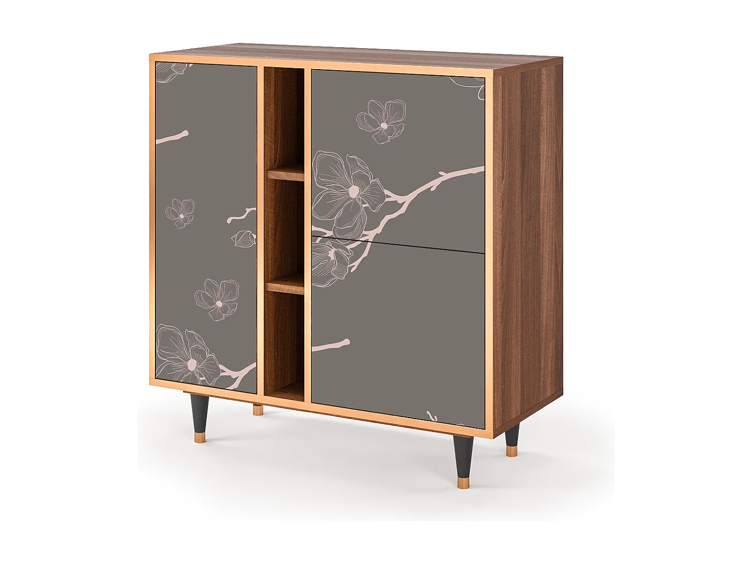 Buffet - 94х96х41 cm - BS5 - Cherry Blossom, Noyer