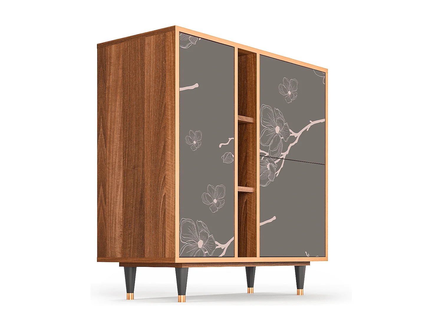 Buffet - 94х96х41 cm - BS5 - Cherry Blossom, Noyer