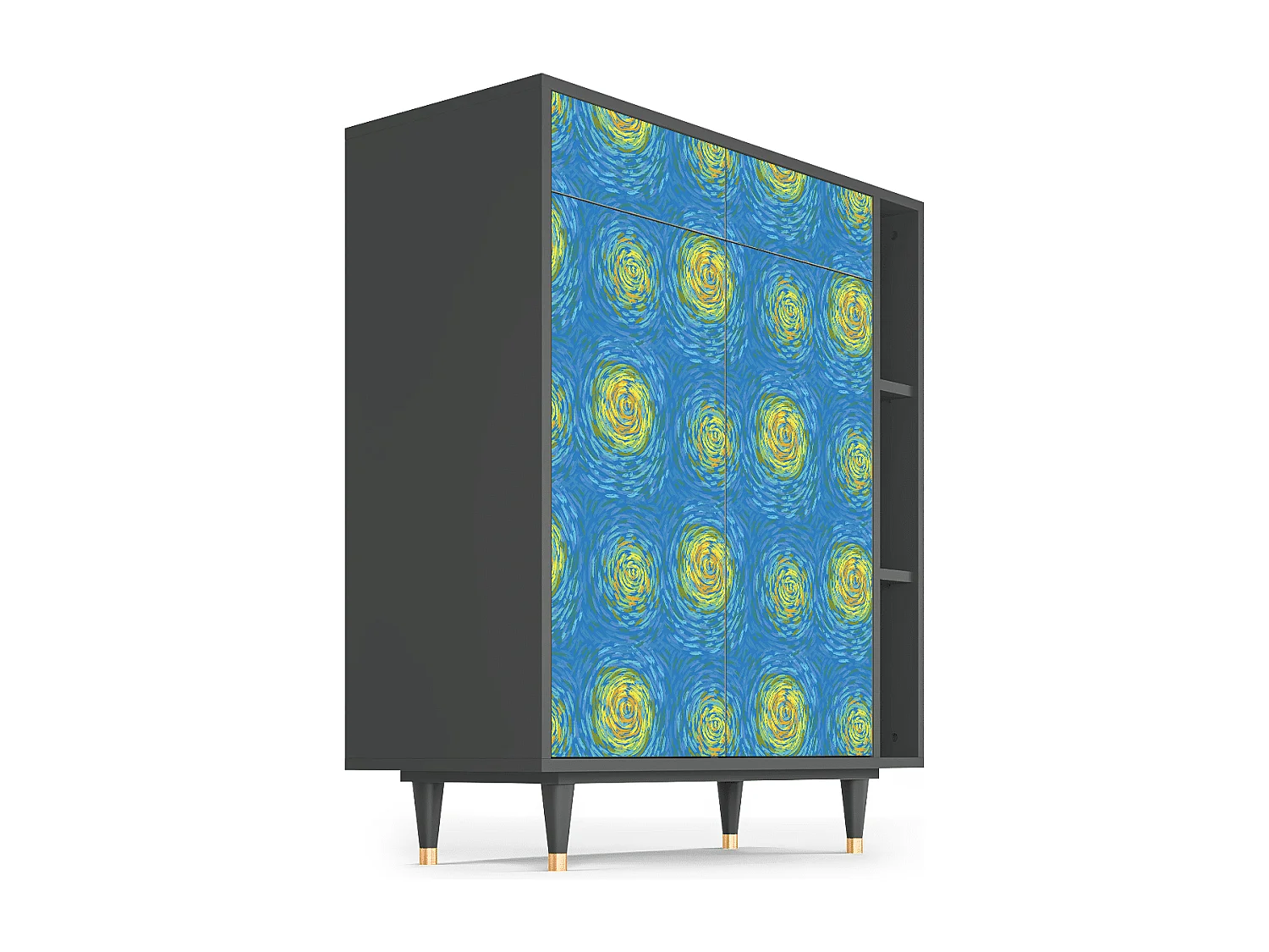 Aparador - 96х110х41 cm - BS6 - Van Gogh Lights, Antracite