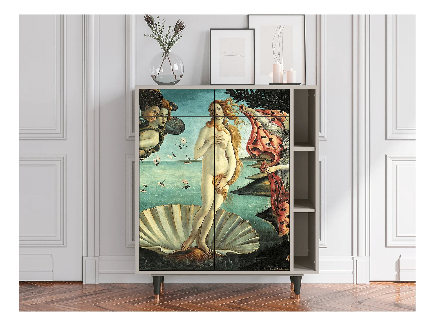 Sideboard - 96х110х41 cm - BS6 - The Birth of Venus, Sand