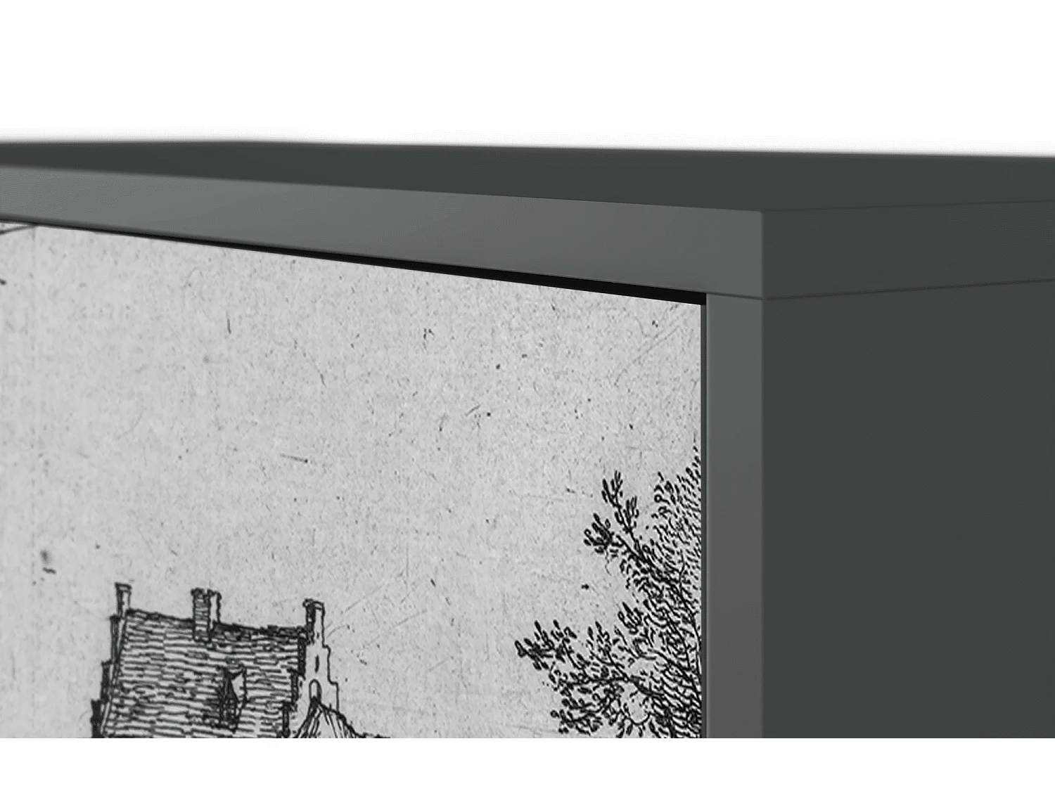 Aparador - 115х84х41 cm - S3 - Farms in a Village, Antracita
