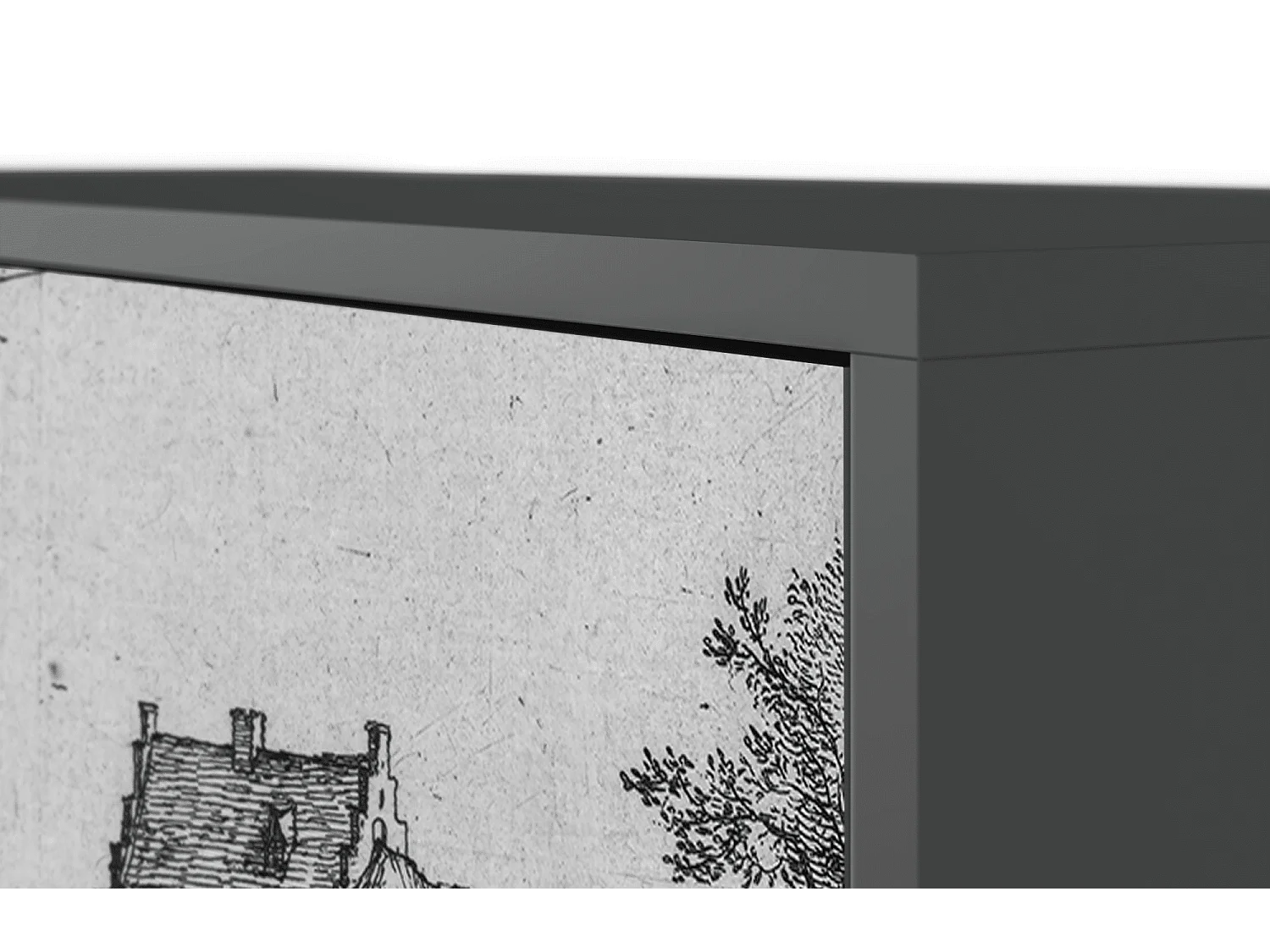 Credenza - 115х84х41 cm - S3 - Farms in a Village, Antracite