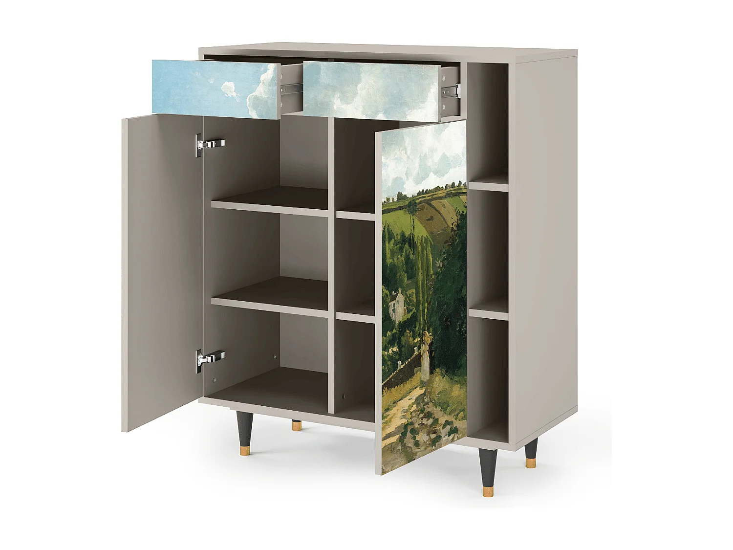 Sideboard - 96х110х41 cm - BS6 - Jalais Hill by Pissarro, Sand