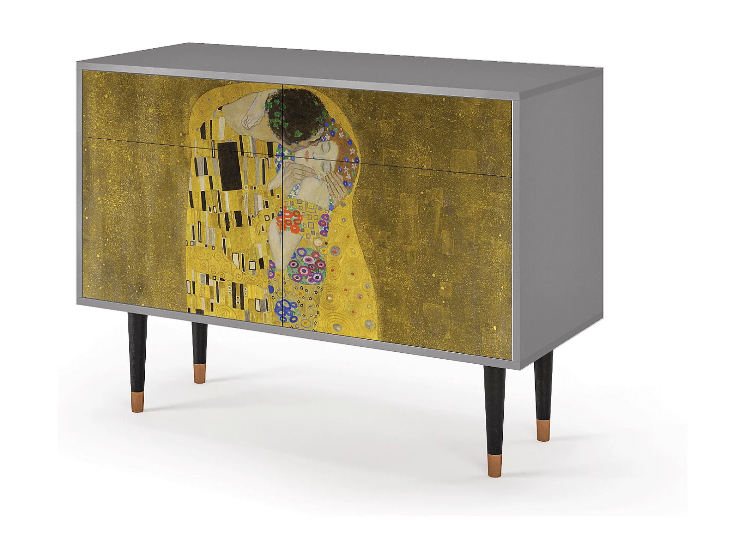 Sideboard - 115x85x48 cm - BS4 - The Kiss by Klimt , Grau