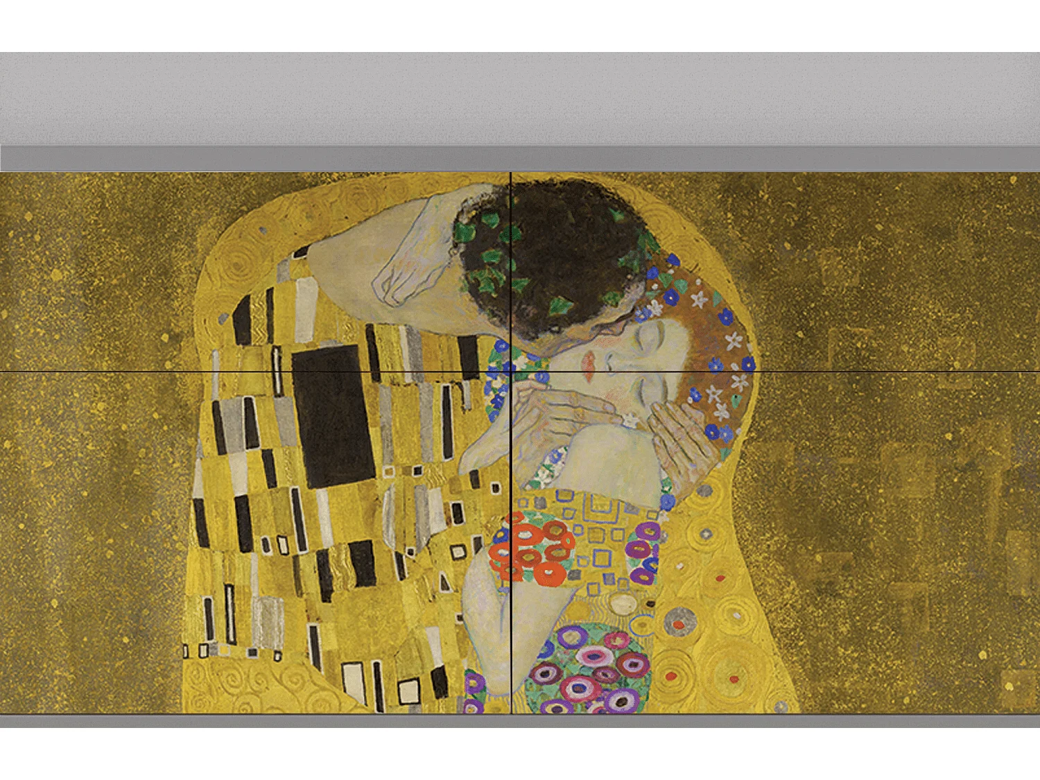 Sideboard - 115x85x48 cm - BS4 - The Kiss by Klimt , Grau