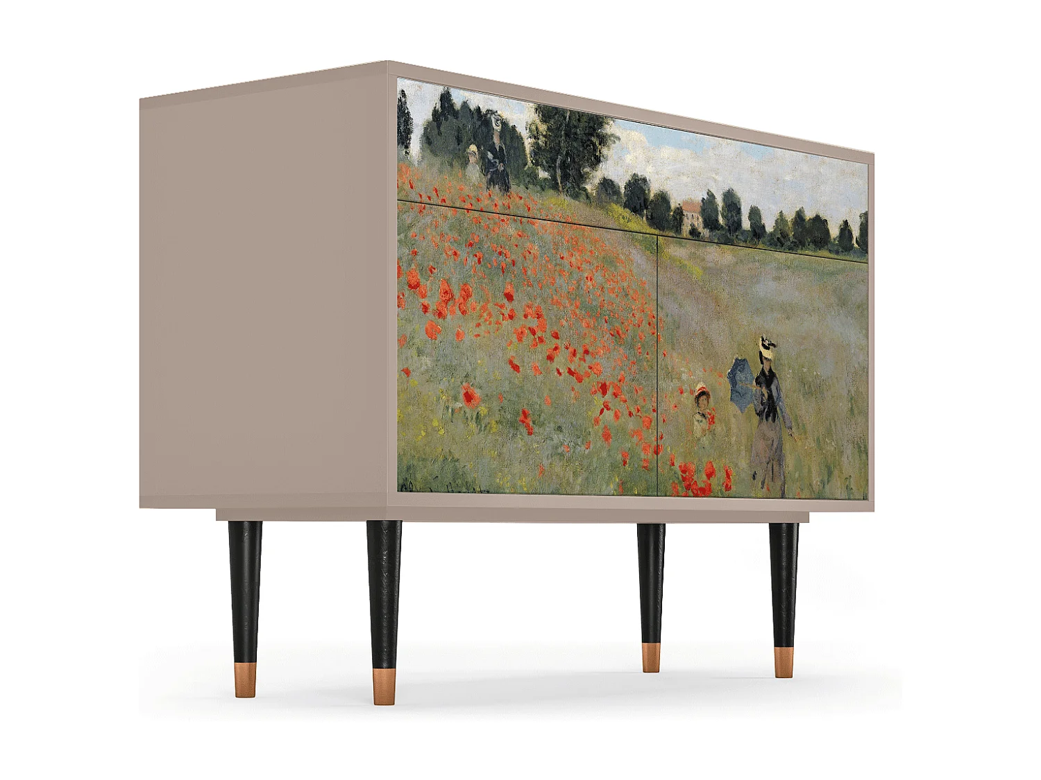 Buffet - 115x85x48 cm - BS4 - The Poppy Field   , Latte