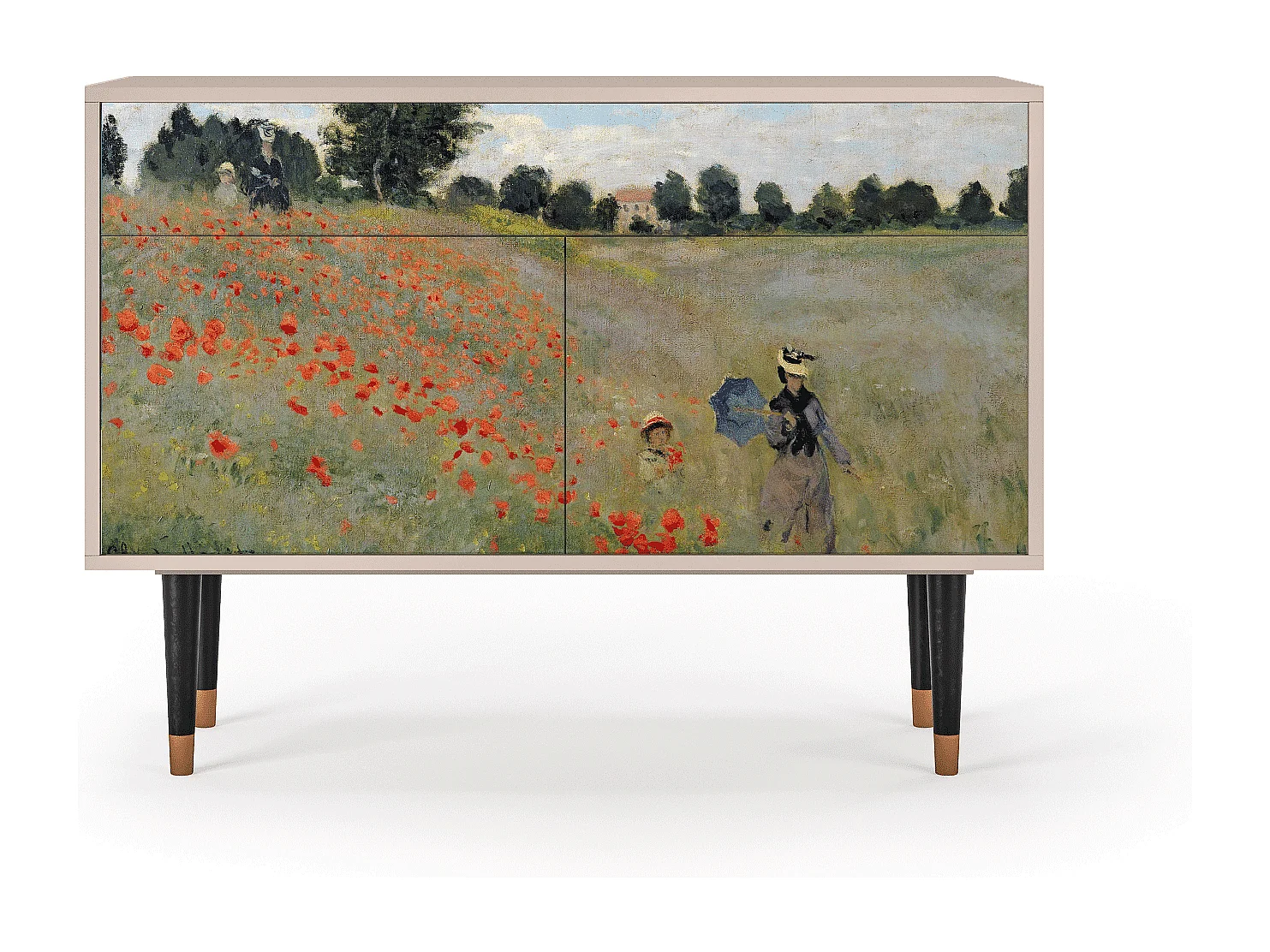 Buffet - 115x85x48 cm - BS4 - The Poppy Field   , Latte