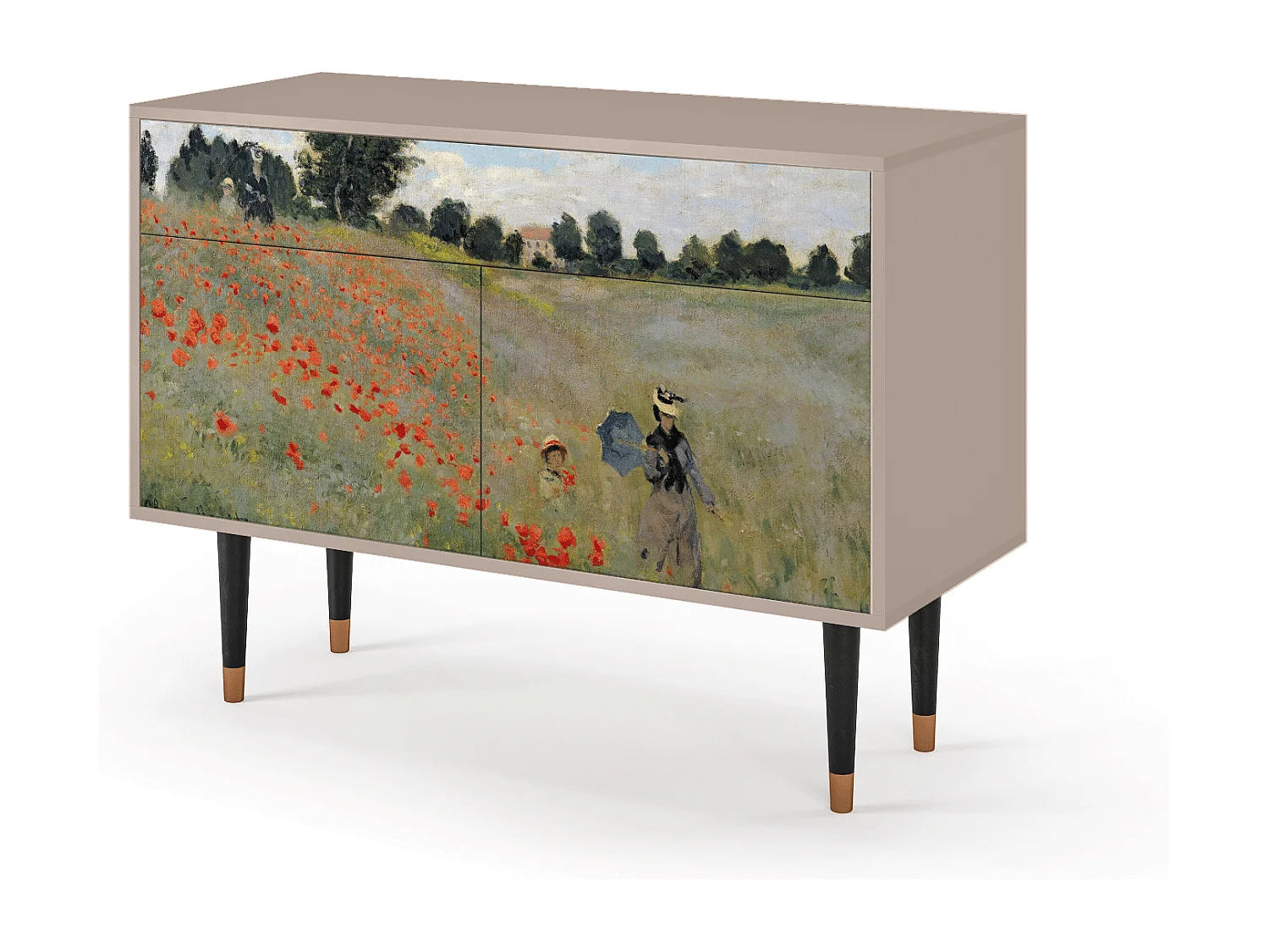 Buffet - 115x85x48 cm - BS4 - The Poppy Field   , Latte