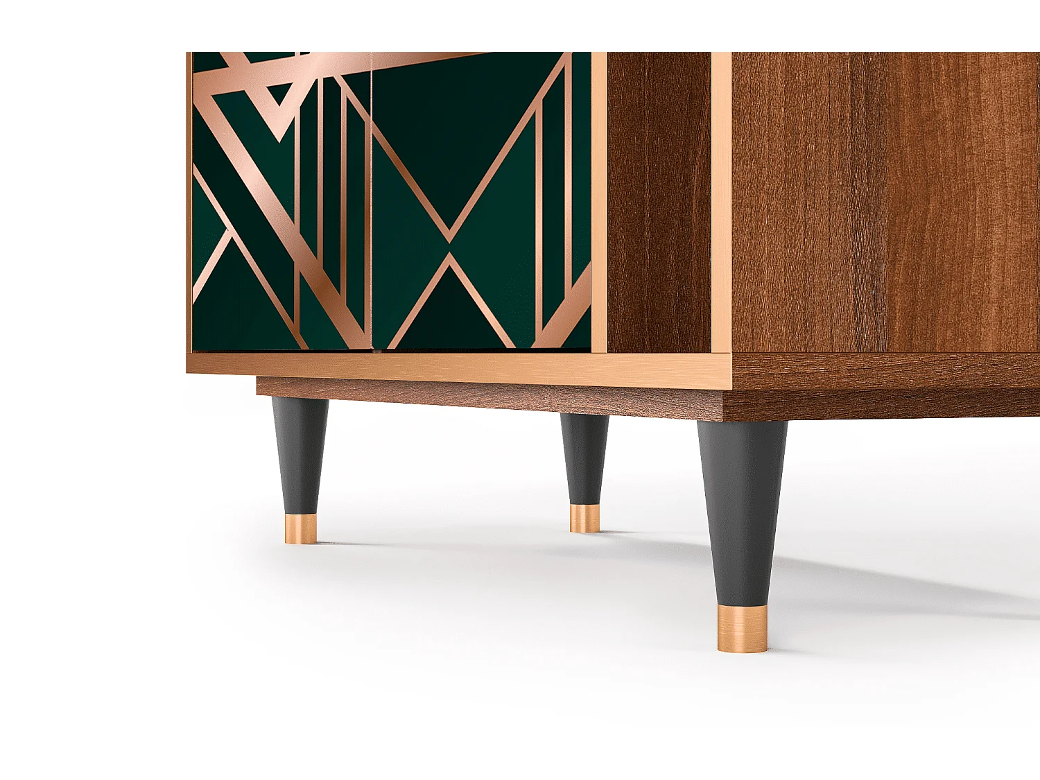 Kredens - 96х110х41 cm - BS6 - Emerald Gatsby, Orzech