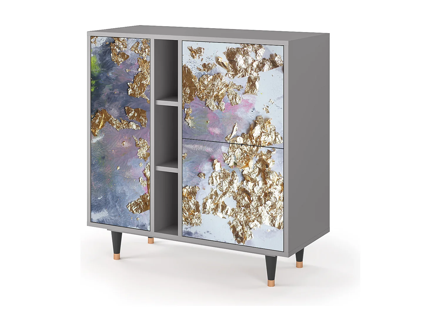 Aparador - 94х96х41 cm - BS5 - Planet Earth, Cinza