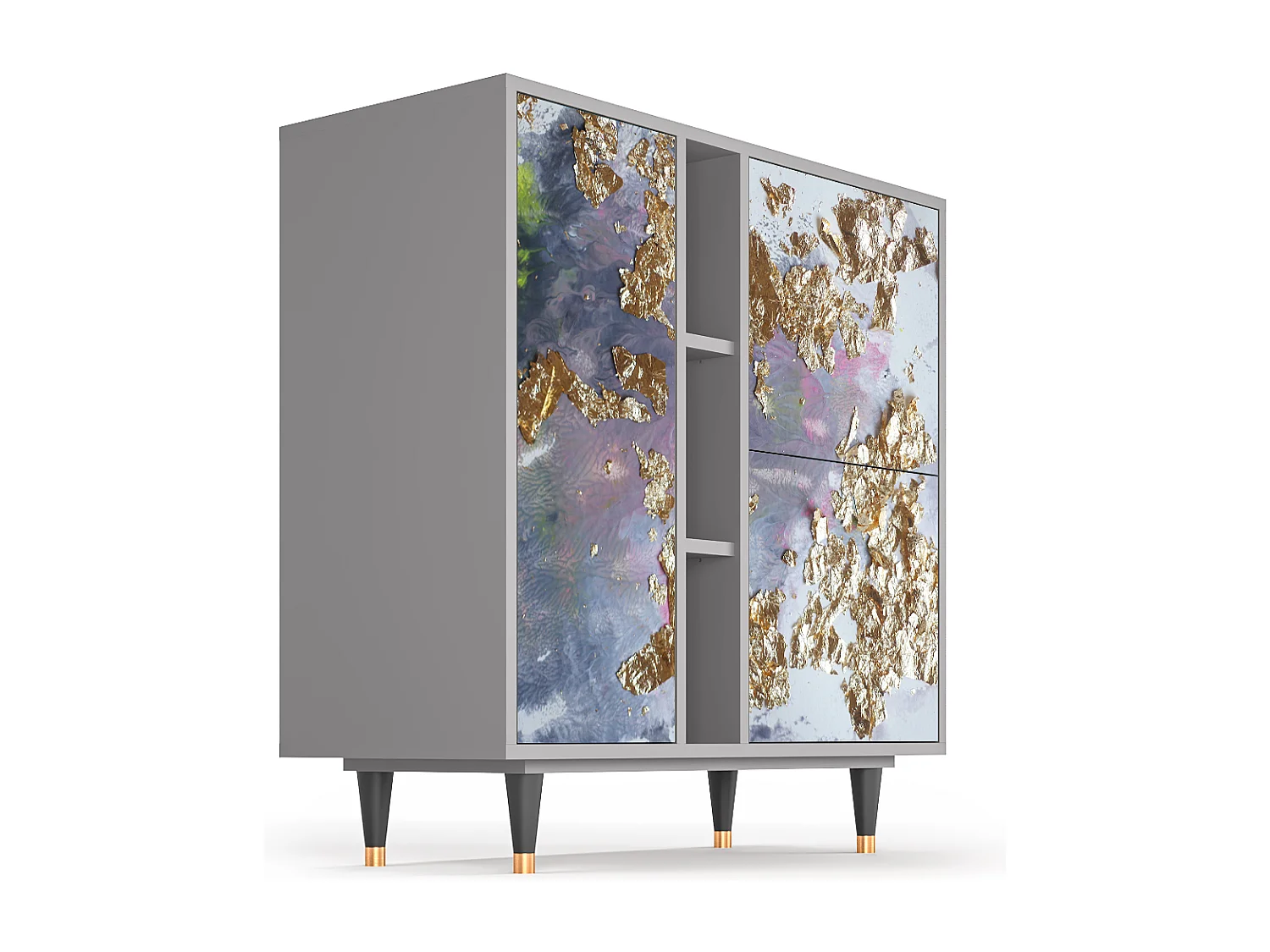 Aparador - 94х96х41 cm - BS5 - Planet Earth, Cinza