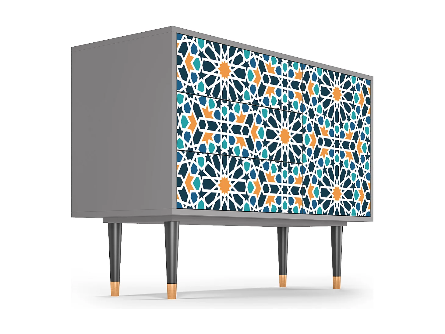 Aparador - 115х84х41 cm - S3 - Kaleidoscope, Gris