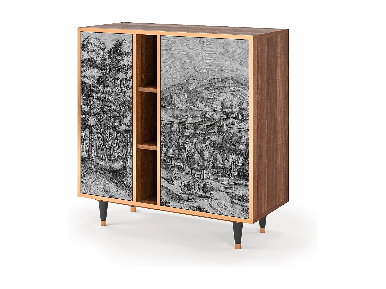 Buffet - 94х96х41 cm - BS5 - Rusticorum, Noyer