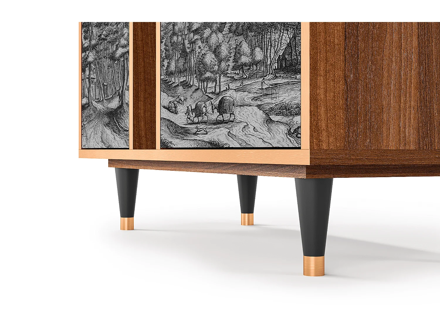 Buffet - 94х96х41 cm - BS5 - Rusticorum, Noyer