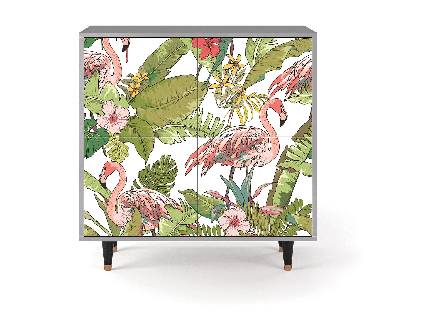 Buffet - 94x96x48 cm - BS3 - Sweet Flamingo, Gris